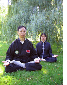 Two People Meditating